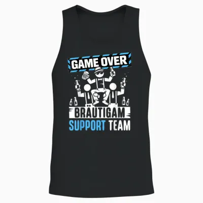 Junggesellenabschied T-Shirt Jga Männer Team Bräutigam Jga Unisex Tank Top - Black