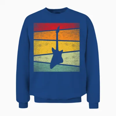 Rock Retro Unisex Sweatshirt - Royal