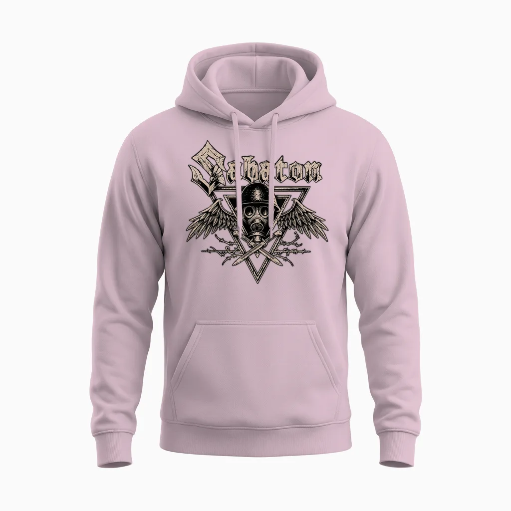 Poison Gas Unisex Hoodie in Light Pink