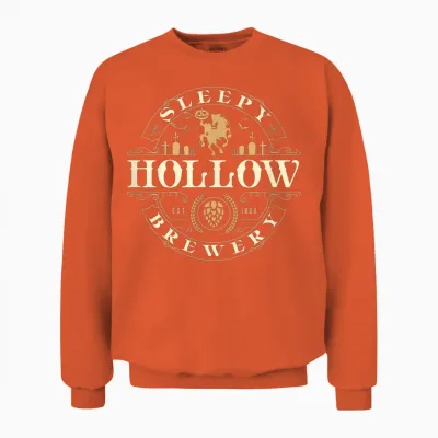 Sleepy Hollow Brewery Inn Halloween Salem Party Headless Unisex Sweatshirt - Orange