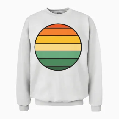Vintage Retro Fashion Retro Gift Unisex Sweatshirt - White