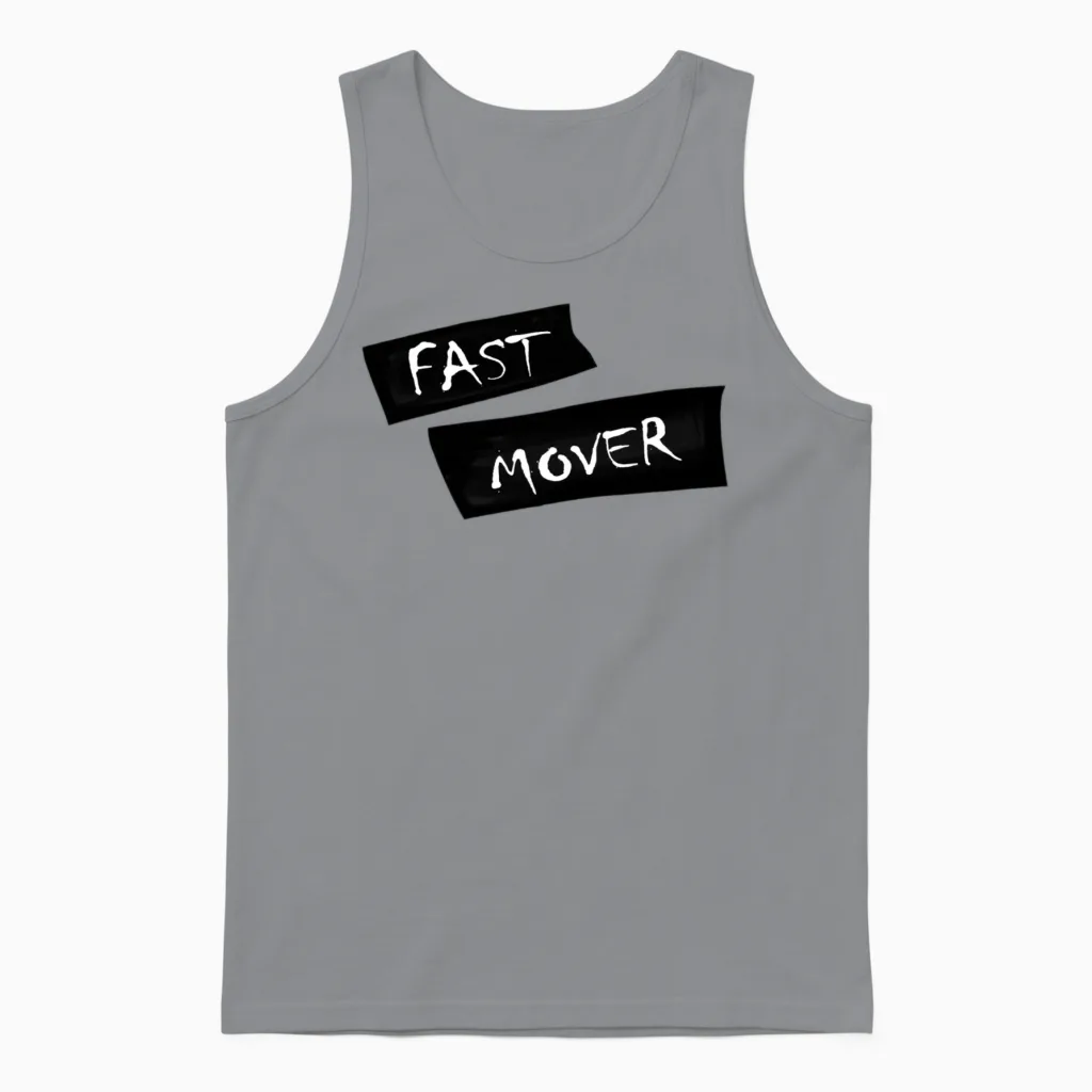 Fast Mover Unisex Tank Top in Sport Grey