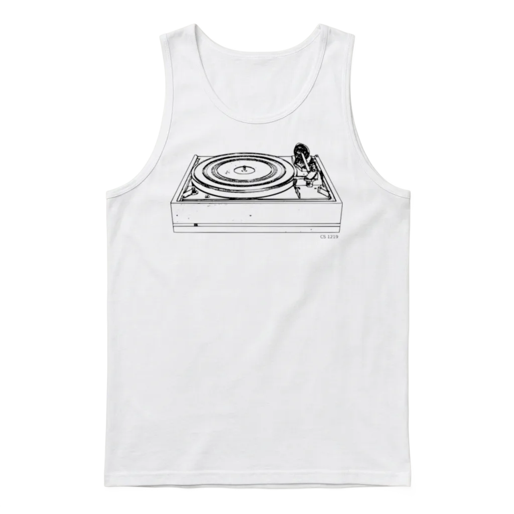 Dual 1219 Turntable Vintage - Black Unisex Tank Top - White