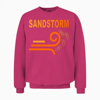 Sandstorm Retro Nostalgia Unisex Sweatshirt - Heliconia