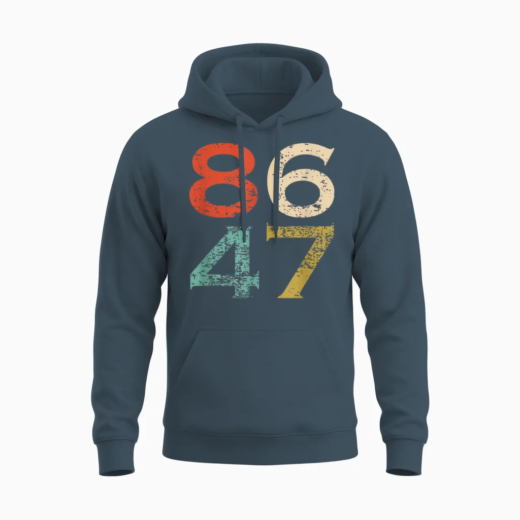 8647 Anti Trump, 8647, Women's Rights, Feminist Unisex Hoodie in Dark Heather