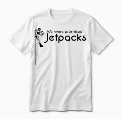 We Were Promised Jetpacks Unisex T-Shirt - White