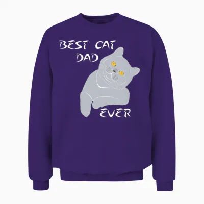 Funny Animals Unisex Sweatshirt - Purple