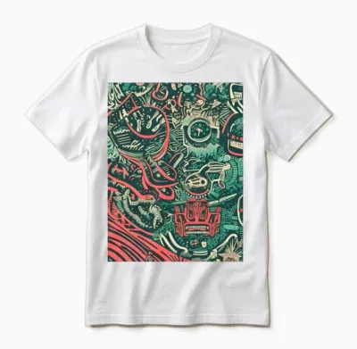 60s Retro Style Unisex T-Shirt - White