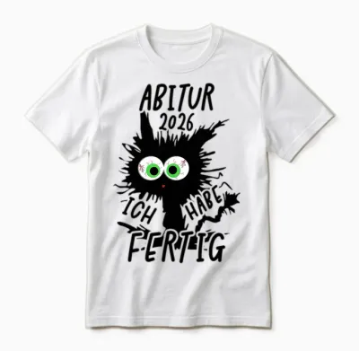 Abitur 2026 Ich Habe Fertig Unisex T-Shirt - White