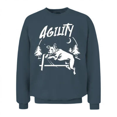 Dog Agility Unisex Sweatshirt - Dark Heather