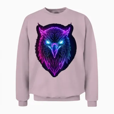Odin Farbiger Lila Rabe Odins Rabe Wikinger Walhalla Pagan Unisex Sweatshirt - Light Pink