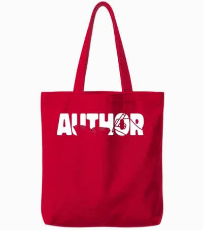 Writing Novel Writer & Published Tote Bags - Red