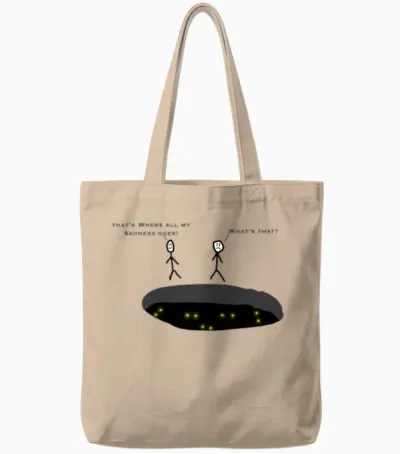 Clueless Sketch Funny Tote Bags - Natural
