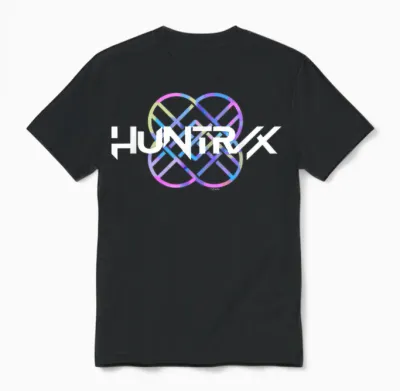 Kpop Demon Hunters Band Logo Officially Licensed Unisex T-Shirt - Black
