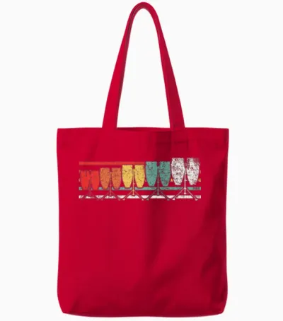 Congas Conga Drum Tote Bags - Red