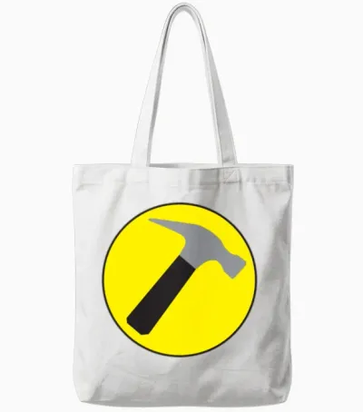 Captain Hammer Tote Bags - White