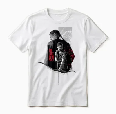 The Last of Us Part Ii Abby Ellie I'm the One That You Want T-Shirt, Black, S Unisex T-Shirt - White