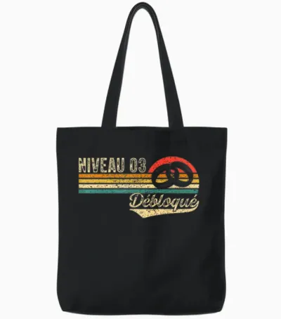 3 Years of Wheat Wedding Anniversary, Level 3 Unlocked Tote Bags - Black