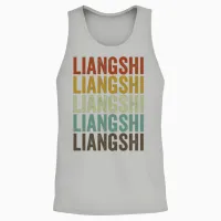 Liangshi China Retro Vintage Unisex Tank Top - Ash – 2