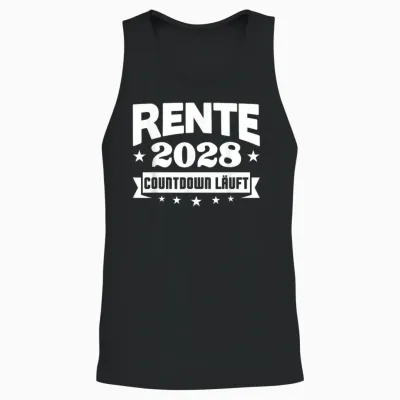 Legenden Gehen 2028 in Rente Ruhestand Rentner 2028 Unisex Tank Top - Black