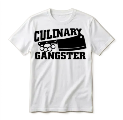 Culinary Gangster Unisex T-Shirt - White