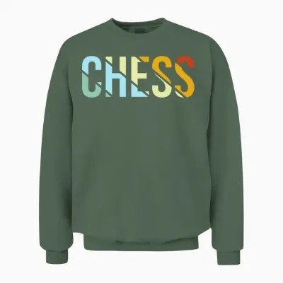Chess Retro Unisex Sweatshirt - Military Green