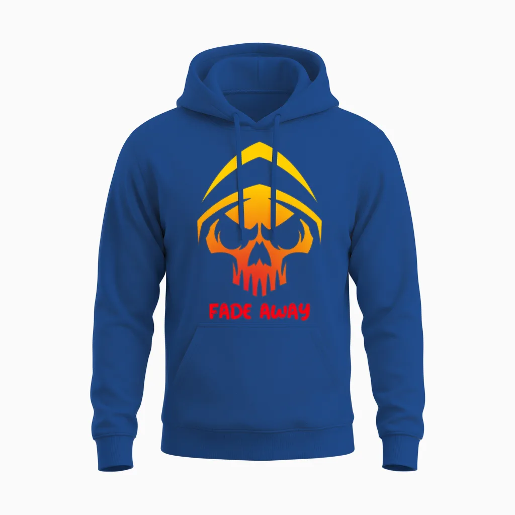 Fade Away Unisex Hoodie in Royal