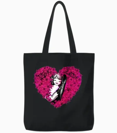 Feeling Loved - Tgk Tote Bags - Black