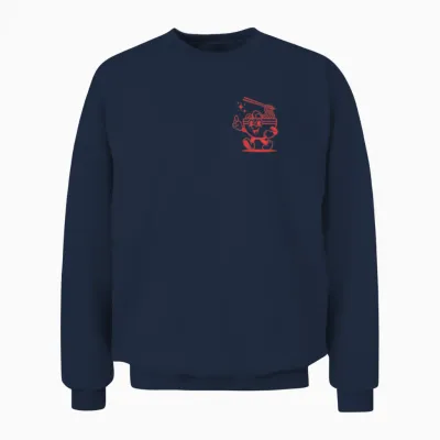 Retro T-Shirt with Pocket Ramen Noodles Tokyo Japan Unisex Sweatshirt - Navy