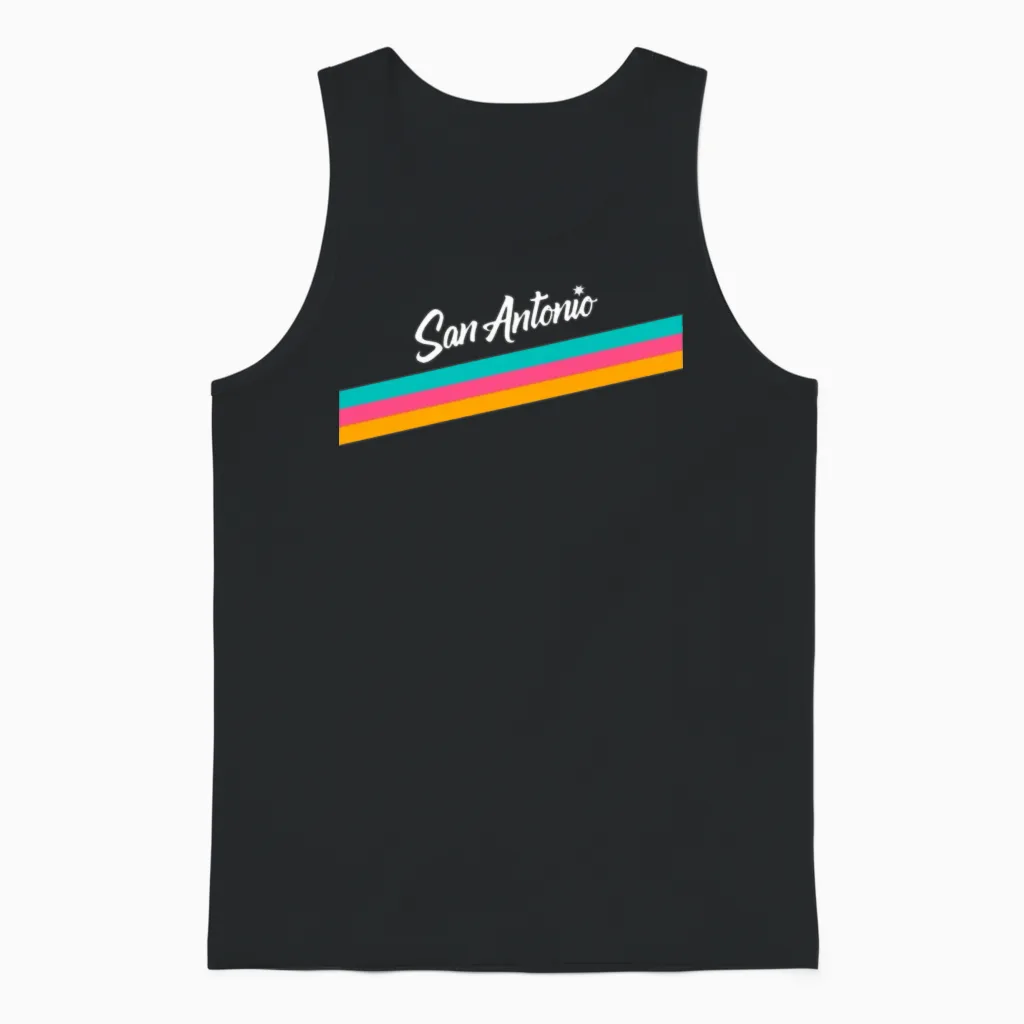 San Antonio Spurs Logo Unisex Tank Top in Black