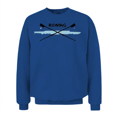Rowing, Crew Unisex Sweatshirt - Royal