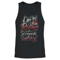 Bulldog Dog Owner Hunting Dog Unisex Tank Top - Black – 2