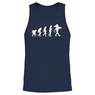 Engineer Evolution of Engineer Funny Engineering Unisex Tank Top - Navy