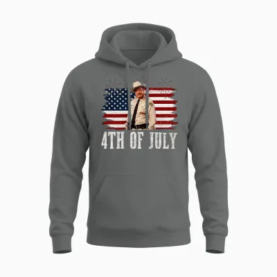 Happy 4th of July to All You Sumbitches Unisex Hoodie - Graphite Heather