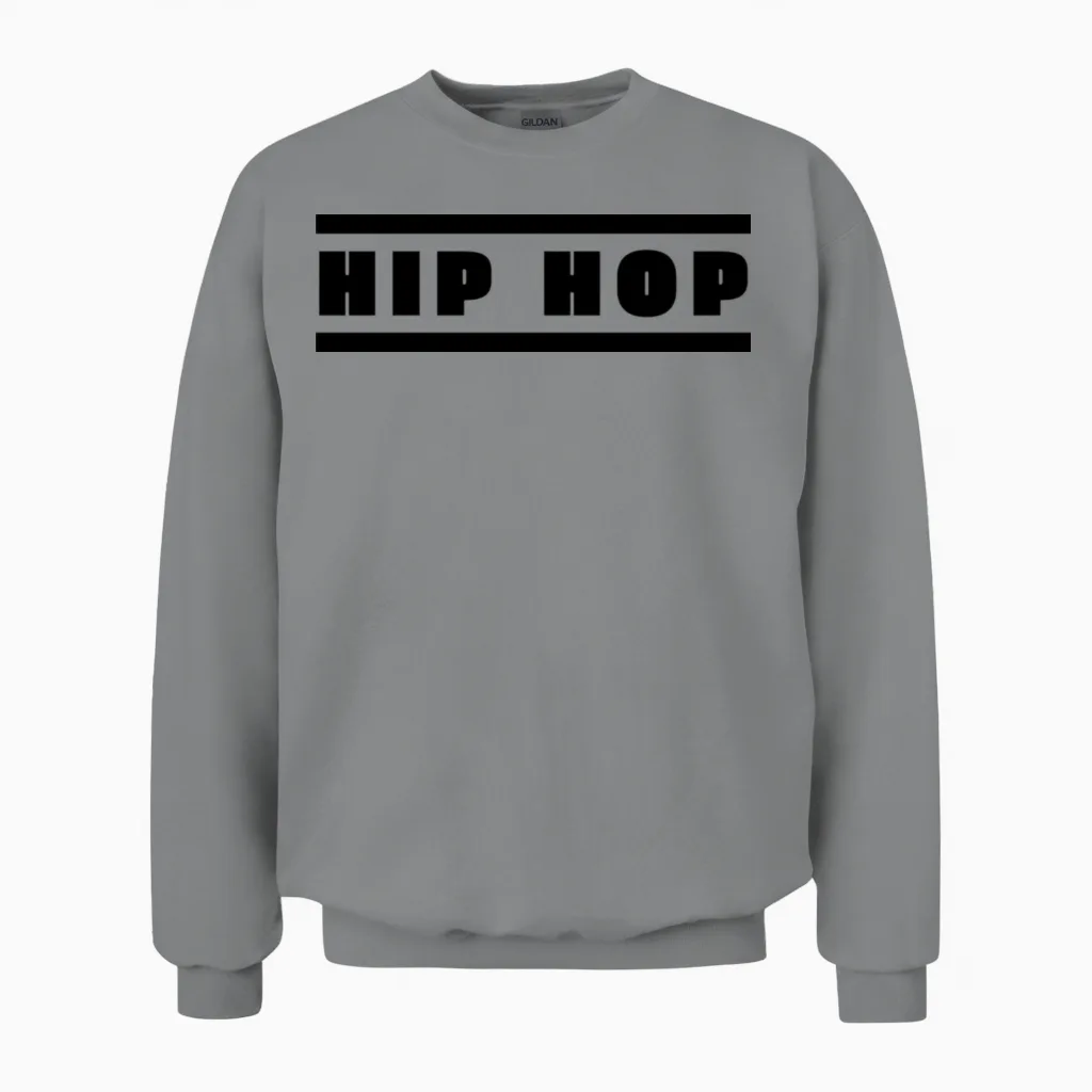 Hip Hop Unisex Sweatshirt in Sport Grey