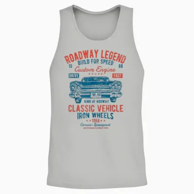 Retro Classic Car Stuff Herren Oldtimer Unisex Tank Top - Ash