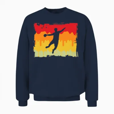 Handball Retro Unisex Sweatshirt - Navy