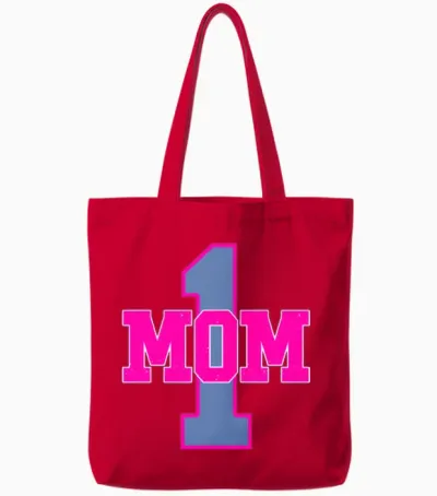 Funny Mothers Day Tote Bags - Red