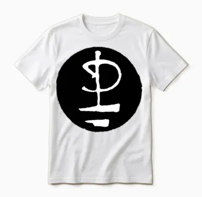 Pink Floyd Logo Black and White Unisex T-Shirt - White