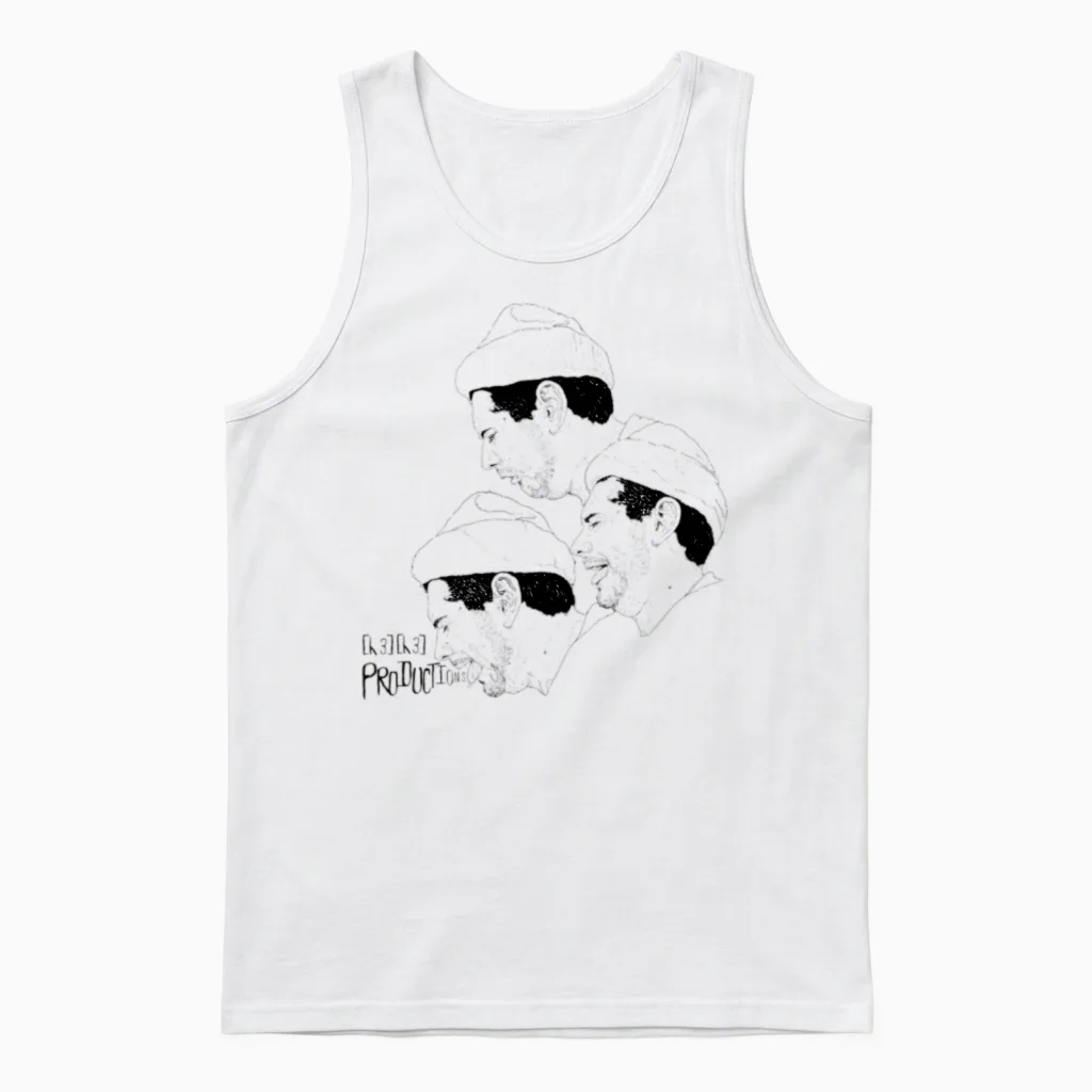 H3h3productions Cough Unisex Tank Top in White