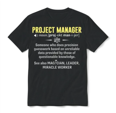 Project Manager Shirt - Being a Project Manager Is Unisex T-Shirt - Black