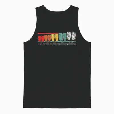 Congas Conga Drum Unisex Tank Top - Black
