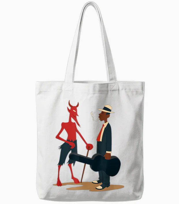 Delta Blues Music Der Club 27 Tote Bags in White