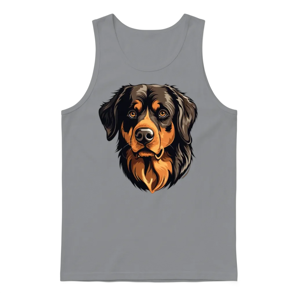 Cute Dog , Dog Breeds , Cute Dogs , Puppy , Dog Unisex Tank Top - Sport Grey