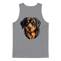 Cute Dog , Dog Breeds , Cute Dogs , Puppy , Dog Unisex Tank Top - Sport Grey – 1