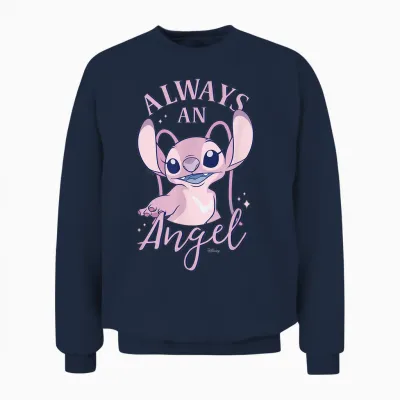 Lilo & Stitch - Always an Angel Unisex Sweatshirt - Navy