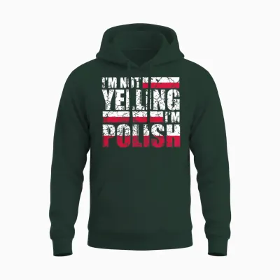 Poland Polish Funny Unisex Hoodie - Forest