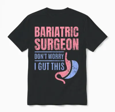 Funny Gastric Unisex T-Shirt - Black