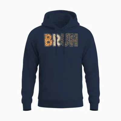 Bruh Meme Wild Safari Squad Zookeeper Funny Animals Wildlife Unisex Hoodie - Navy