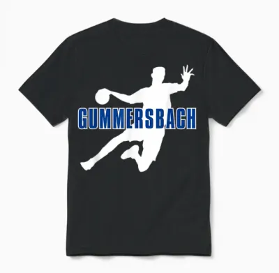 Gummersbach Handball Mannschaft Verein Fan Nrw Blau Weiss Unisex T-Shirt - Black